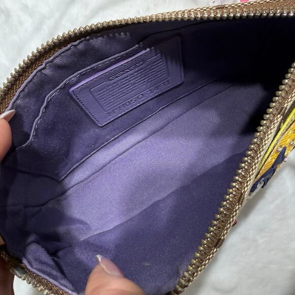 y2k COACH Vintage Limited Ed Signature Fish Demi Mini Bag Purse - Picture 5 of 7